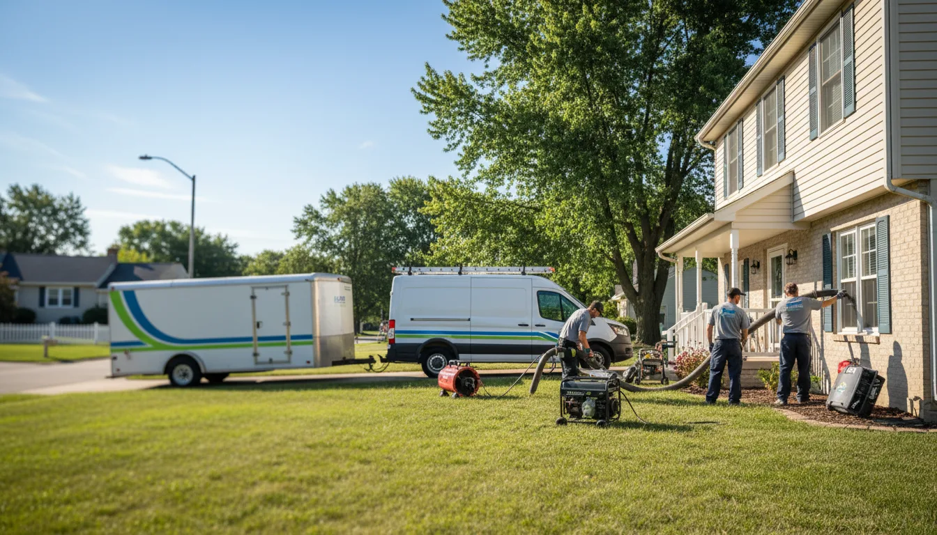 Flooded Basement Restoration And Cleanup With Repair in Driver, AR near me